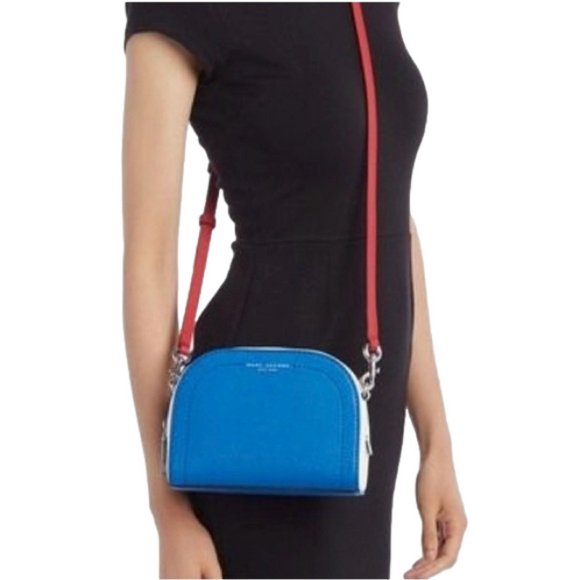 Marc Jacobs Handbags - Marc Jacobs NWOT Crossbody Playback Camera Bag Ultra Blue White & Red ColorBlock